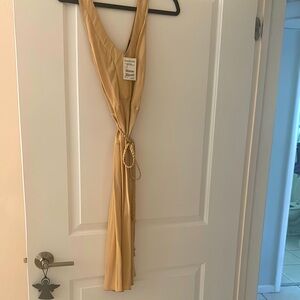 Gold Sleeveless Dress